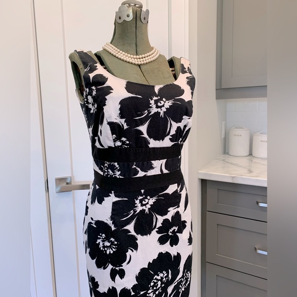 Vintage Style black and white dress! - XS/Small - Picture 2 of 5